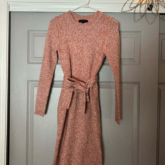 Ann Taylor- Sweater Dress with Belt Tie - Picture 3 of 5